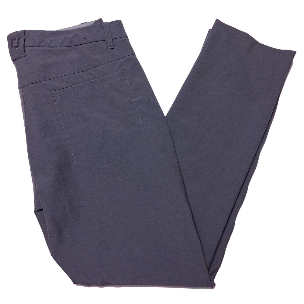 FOOTJOY Flat Front Golf Pants Gray‎ ~ Fits 34 x 31